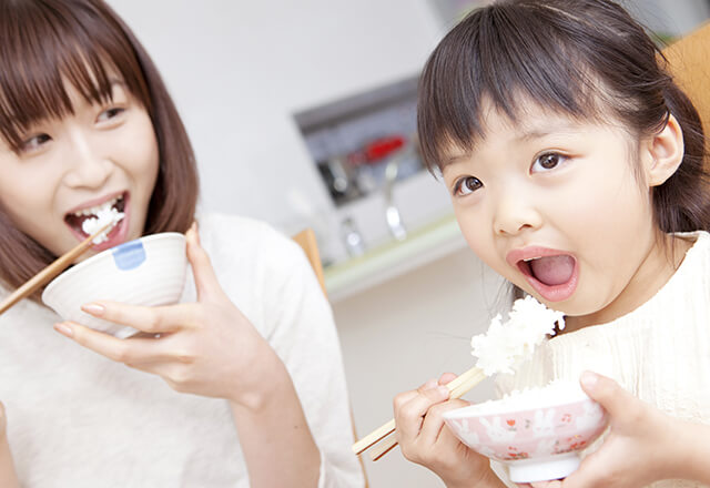 食生活の改善が顎の成長を促します